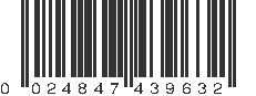 UPC 024847439632