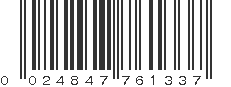 UPC 024847761337