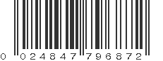 UPC 024847796872