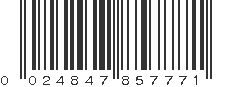 UPC 024847857771