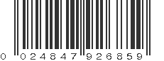 UPC 024847926859