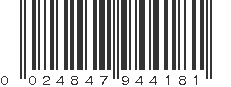 UPC 024847944181