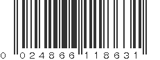 UPC 024866118631