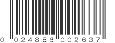 UPC 024886002637