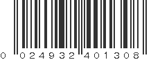 UPC 024932401308