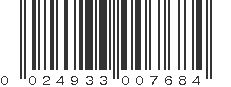 UPC 024933007684