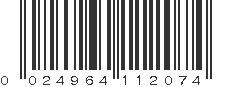 UPC 024964112074