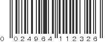 UPC 024964112326