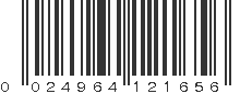 UPC 024964121656