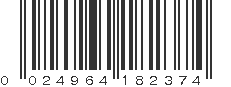 UPC 024964182374