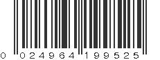 UPC 024964199525