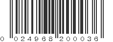 UPC 024968200036