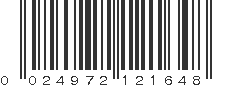 UPC 024972121648