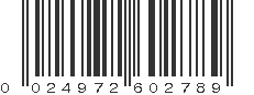 UPC 024972602789