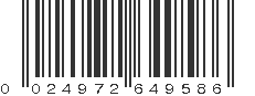 UPC 024972649586