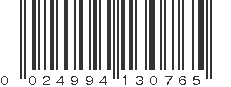 UPC 024994130765