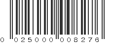 UPC 025000008276