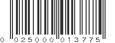 UPC 025000013775