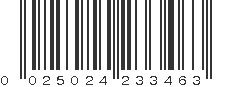 UPC 025024233463