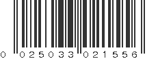 UPC 025033021556