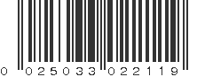 UPC 025033022119