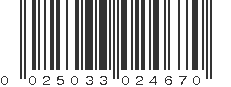 UPC 025033024670