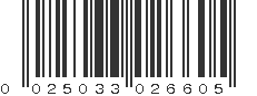 UPC 025033026605