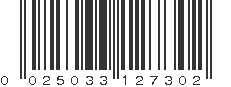 UPC 025033127302