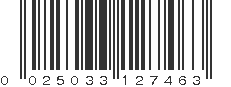 UPC 025033127463