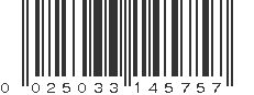 UPC 025033145757