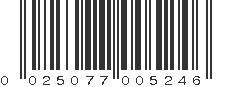 UPC 025077005246