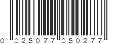 UPC 025077050277