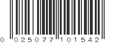 UPC 025077101542