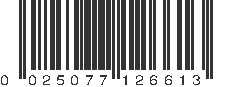 UPC 025077126613