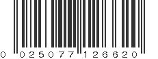 UPC 025077126620