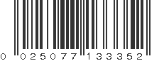 UPC 025077133352