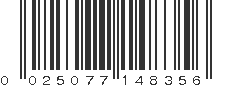 UPC 025077148356