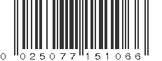 UPC 025077151066