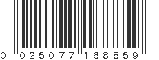 UPC 025077168859