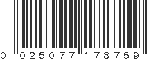 UPC 025077178759