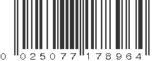 UPC 025077178964