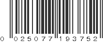 UPC 025077193752