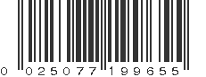 UPC 025077199655