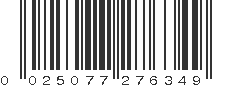 UPC 025077276349