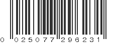 UPC 025077296231