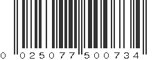 UPC 025077500734