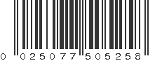 UPC 025077505258