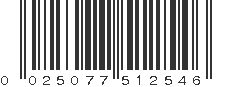 UPC 025077512546