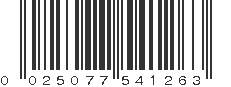 UPC 025077541263