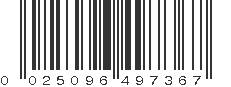 UPC 025096497367